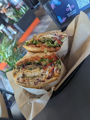 Arepas veganas at Pantano in Willagee