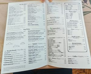 Menu at Kantirimi Grill House in Symi