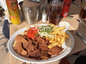Vegan Gyros   at Kantirimi Grill House in Symi