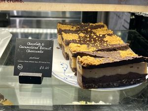 Chocolate cheesecakes  #Veganuary at EDI - Caffé Nero in Edinburgh