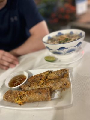 Spring roll  at Ken Vegetarian and Coffee in Hoi An