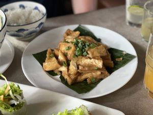 Tofu satay - Ken Vegetarian and Coffee, Hoi An  at Ken Vegetarian and Coffee in Hoi An