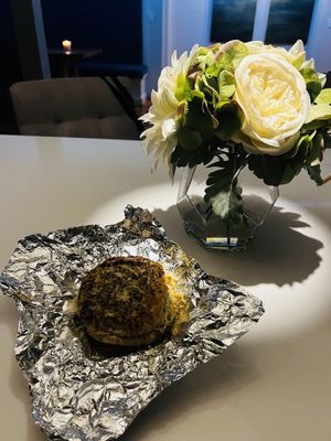 Vulcan on an everything bagel  at Sully's Steamer in Greenville