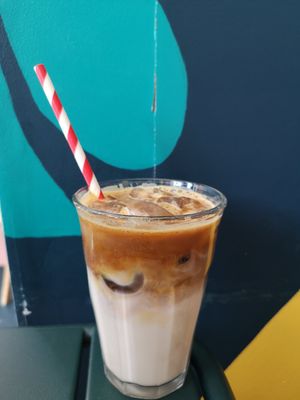 Iced Latte at Tiger Eats Carrot in Brighton