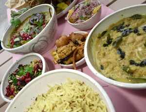 Tiger thali at Tiger Eats Carrot in Brighton