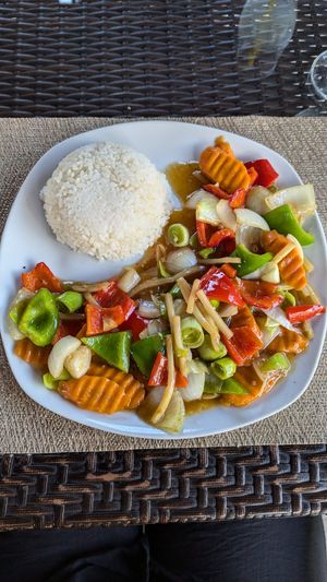 Szechuan veg at Taste of Asia in Budva