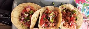 Tacos mit Jackfruit at Mexa in Estepona