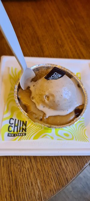 Cookie dough with banana ice cream at Chin Chin Labs in North West London