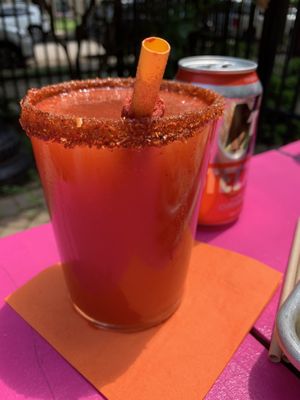 Michelada   at L/A Mex Vegan Taqueria in Chicago