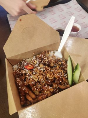 Chicken box at Salt & Pepper in Manchester