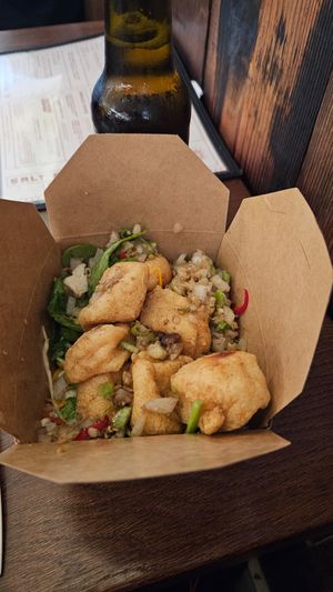 Portion of tofu at Salt & Pepper in Manchester