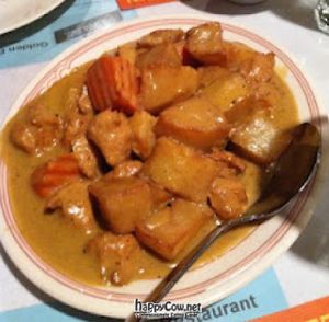Curry potato with soybean at Golden Phoenix - Evergreen House in Salt Lake City