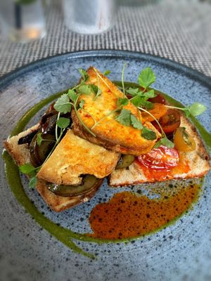 Smoked Tofu is Delicious   at Ocho in Inveraray