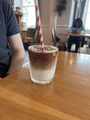 Iced toffee nut latte   at Ocho in Inveraray