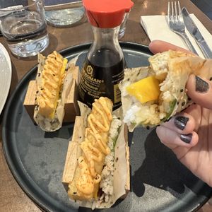 Crispy Tofu Sushi Tacos  at Earls Kitchen + Bar in Burlington