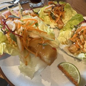 Angry Tofu Lettuce Wraps  at Earls Kitchen + Bar in Burlington