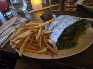 Vegan Garden Burger at Earls Kitchen + Bar in Burlington