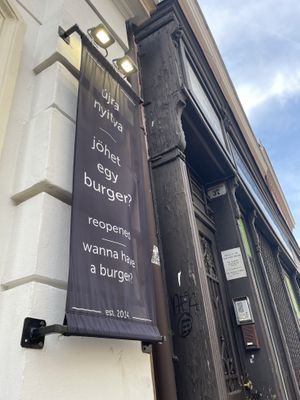 Vegan burger & avo on toast   at streat in Pecs