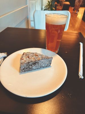 -vegan chocolate cake at United Coffee Beans in Baku