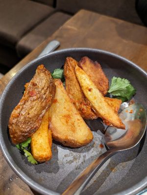 Spicy potatoes at Damascus in Wellington