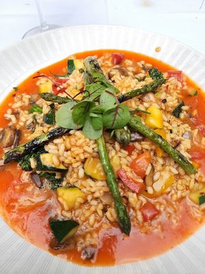 Risotto  at Café Cortina in Farmington Hills
