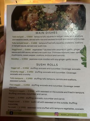   at Sushi at Home in Jaco