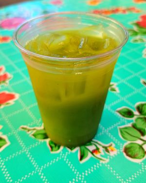 Spinach Pineapple Agua Fresca at Padrón in Oakland