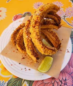 Elote Corn at Padrón in Oakland