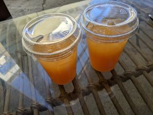Exceptionally delicious! Get the cantaloupe chamomile agua fresca! at Padrón in Oakland