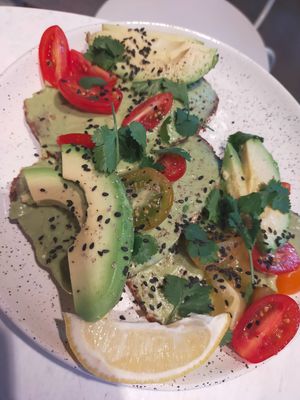 Avocado toasts at Oats Day Long in Leuven