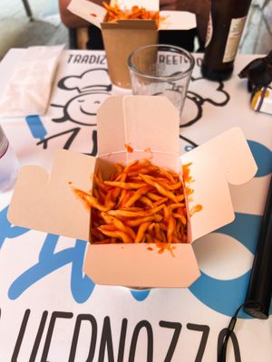 Pasta Pomodoro & Basil  at Pippo a Vernazza in Vernazza