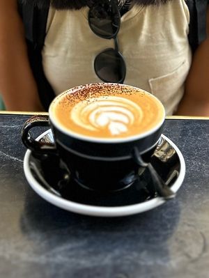 Cappuccino with soy milk  at Coffee Club Montpellier in Montpellier