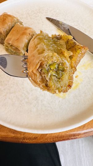   at Babazade Baklava in Istanbul