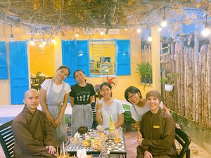 Beautiful people  at Chickpea Eatery Thuan Chay in Hoi An