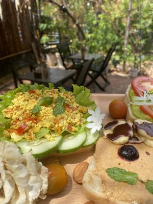 Different flavors  at Chickpea Eatery Thuan Chay in Hoi An