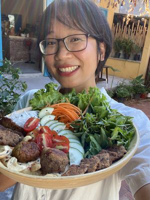 Customised buddha bowl  at Chickpea Eatery Thuan Chay in Hoi An