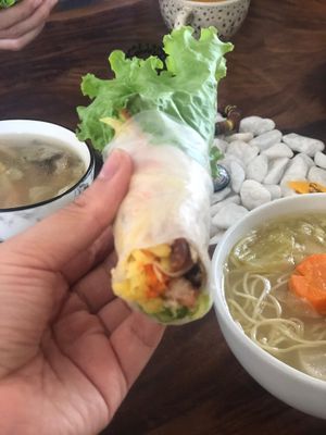 I felt like tasting an entire garden in my mouth  at Chickpea Eatery Thuan Chay in Hoi An