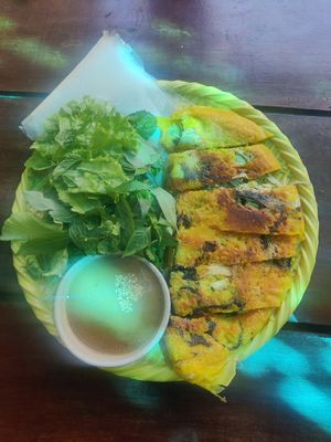 Vietnamese Pancake at Chickpea Eatery Thuan Chay in Hoi An