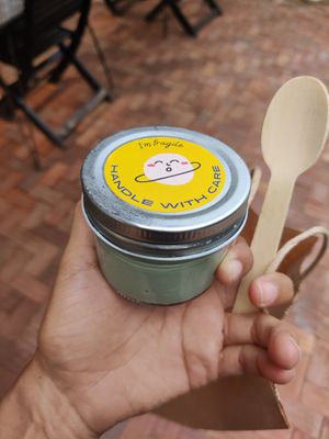 Cheesecake at Chickpea Eatery Thuan Chay in Hoi An