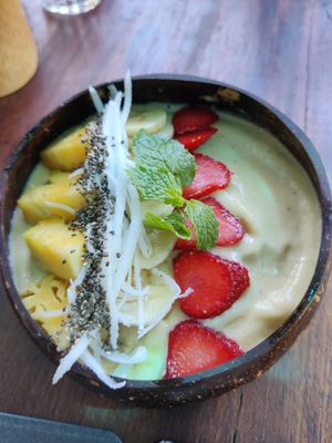 You are my Sunshine smoothie bowl at Chickpea Eatery Thuan Chay in Hoi An