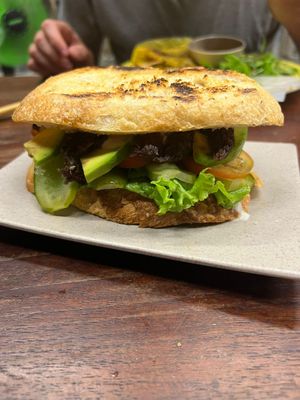 Meh beef sandwich at Chickpea Eatery Thuan Chay in Hoi An