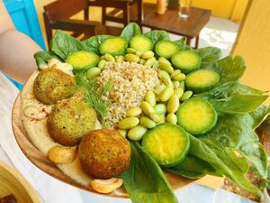 Green bowl  at Chickpea Eatery Thuan Chay in Hoi An