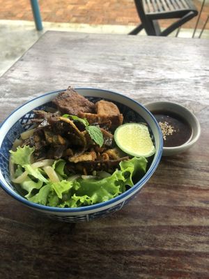Cao lau for 65k vnd   at Chickpea Eatery Thuan Chay in Hoi An
