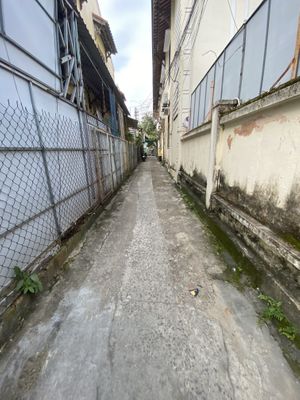 Down this alley on the left   at Chickpea Eatery Thuan Chay in Hoi An