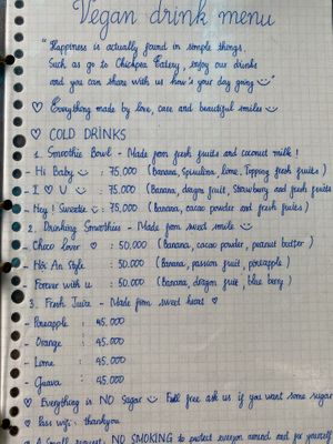 Drinks   at Chickpea Eatery Thuan Chay in Hoi An