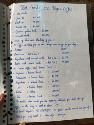 Drinks   at Chickpea Eatery Thuan Chay in Hoi An