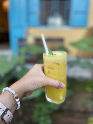 Pineapple juice! No sugar used here   at Chickpea Eatery Thuan Chay in Hoi An