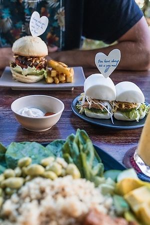 Vegan feast at Chickpea Eatery at Chickpea Eatery Thuan Chay in Hoi An
