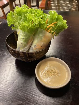 fresh spring rolls  at Chickpea Eatery Thuan Chay in Hoi An