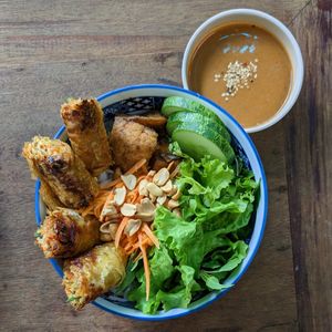 Bún Chả Giò at Chickpea Eatery Thuan Chay in Hoi An